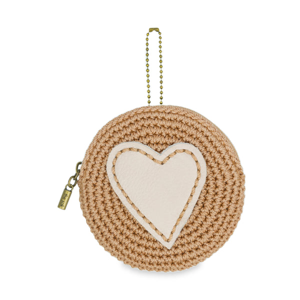 sakroots Circle Coin Pouch Bamboo Stone Heart