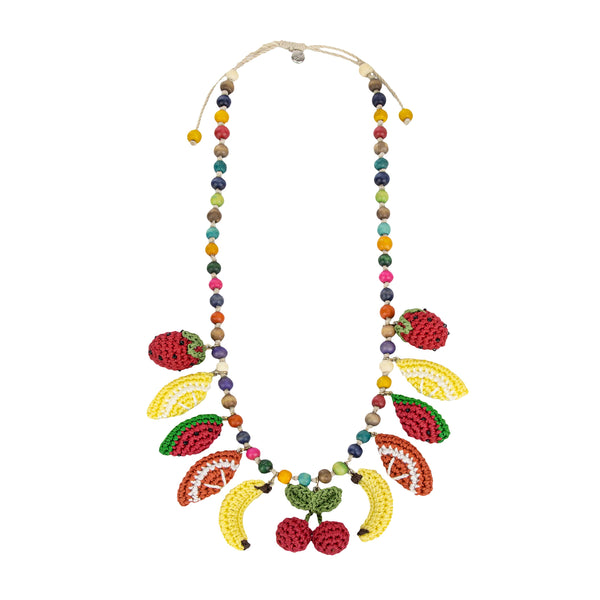 sakroots Clara Charm Necklace Fruits