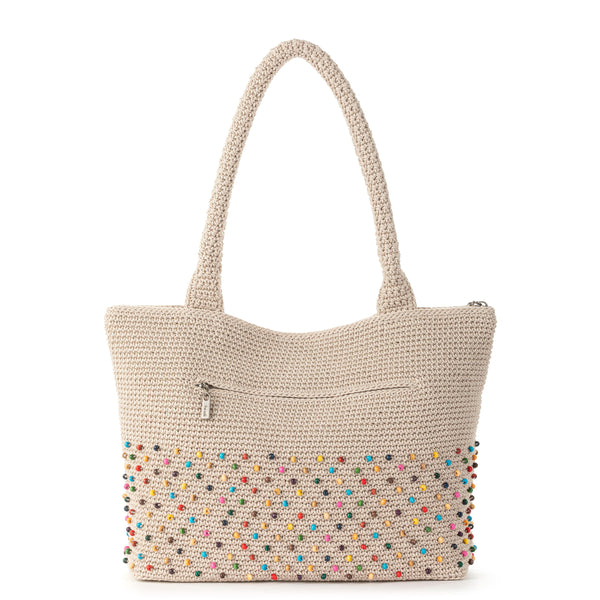 Sakroots Crafted Classic Carryall Ecru Multi Beads