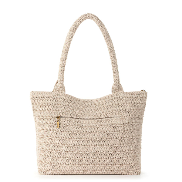 Sakroots Crafted Classic Carryall Flower Ecru