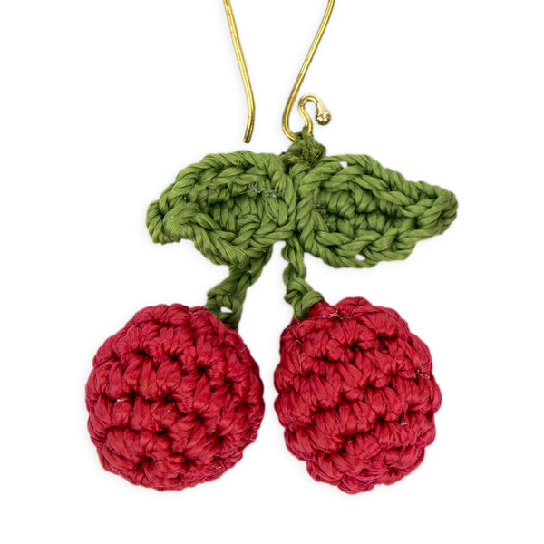 Sakroots Cyrus Charm Earrings Cherry