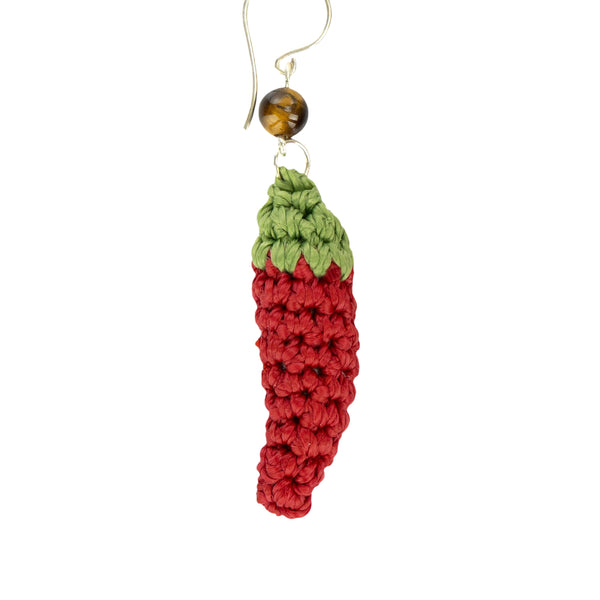Sakroots Cyrus Charm Earrings Chili Peppers