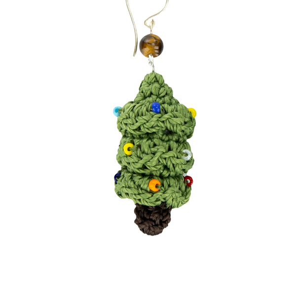 Sakroots Cyrus Charm Earrings Christmas Tree