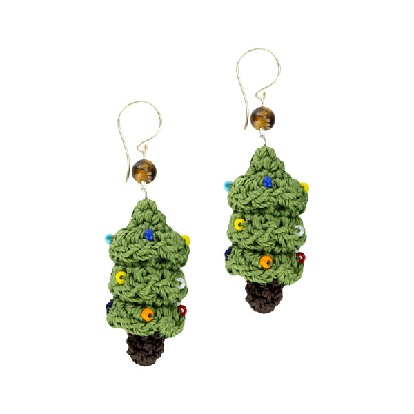 sakroots Cyrus Charm Earrings Christmas Tree