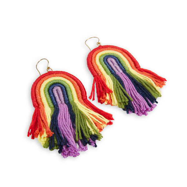 Sakroots Cyrus Charm Earrings Rainbow