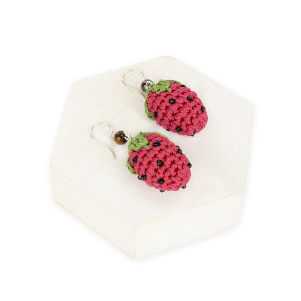 Sakroots Cyrus Charm Earrings Strawberry