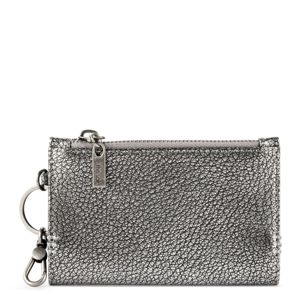 sakroots Encino Essential Wallet Dark Silver