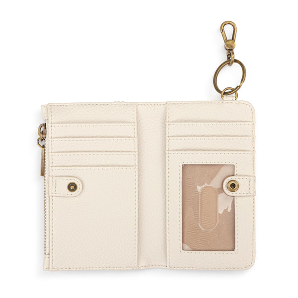 Sakroots Encino Essential Wallet Stone