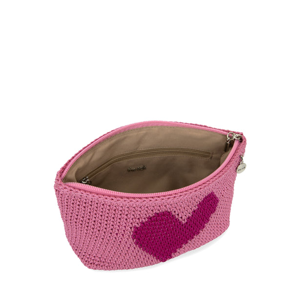 Sakroots Essential Pouch Tulip Pink Heart