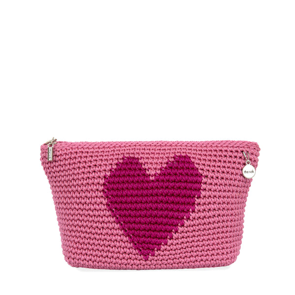sakroots Essential Pouch Tulip Pink Heart