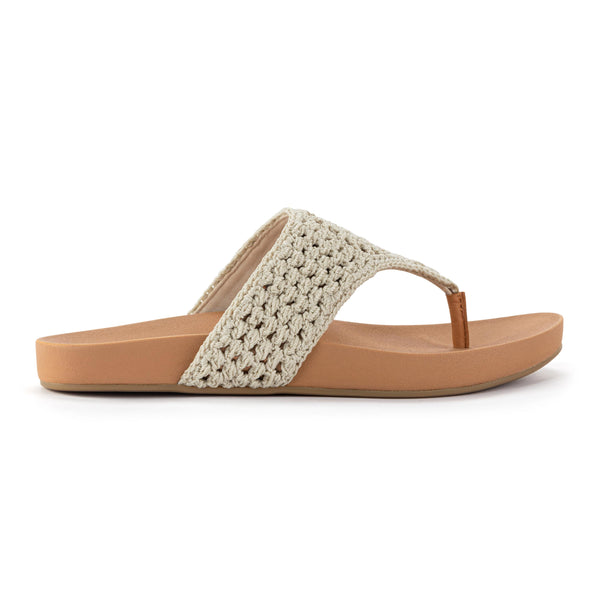 Sakroots Everly Sandal Natural Medallion
