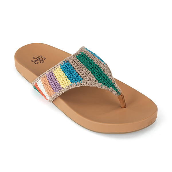 Sakroots Everly Sandal Summertide Stripe