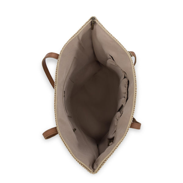 Sakroots Faye Large Tote Bamboo Static