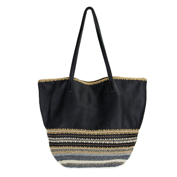 Sakroots Faye Large Tote Black Seminyak