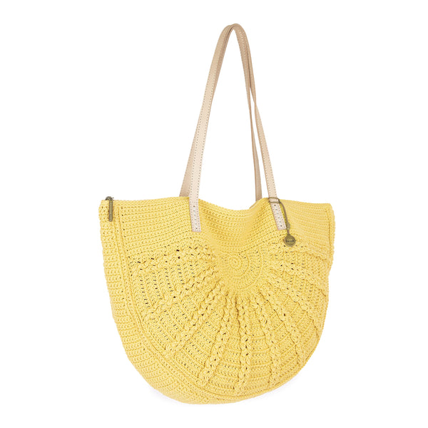 Sakroots Faye Large Tote Chartreuse Sunbeam