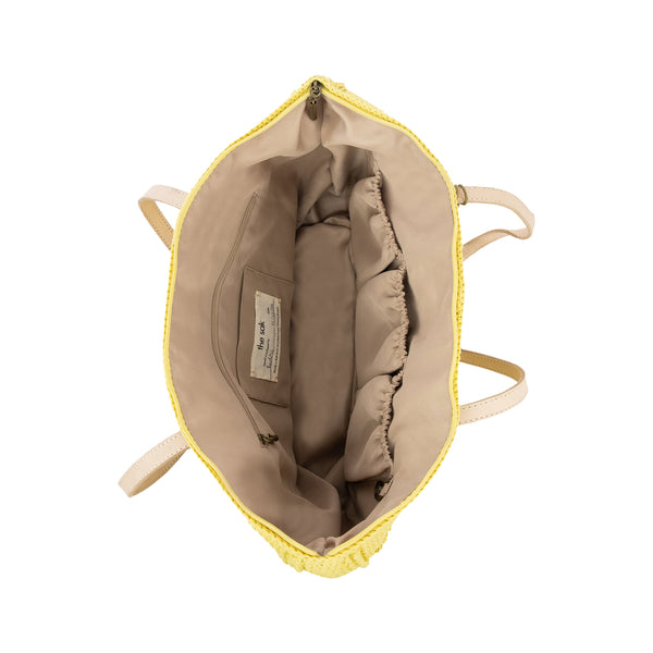 Sakroots Faye Large Tote Chartreuse Sunbeam