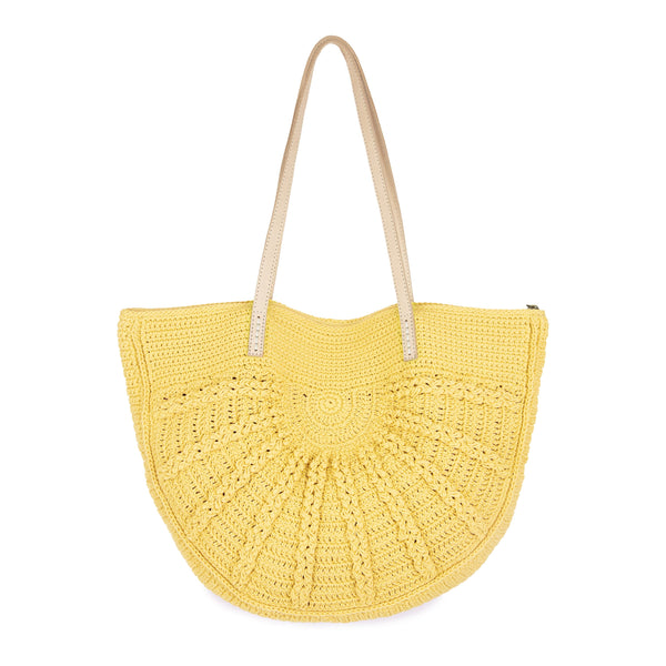 Sakroots Faye Large Tote Chartreuse Sunbeam