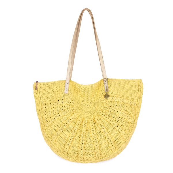 sakroots Faye Large Tote Chartreuse Sunbeam