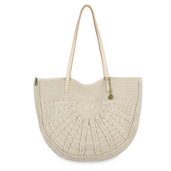 sakroots Faye Large Tote Ecru Sunbeam