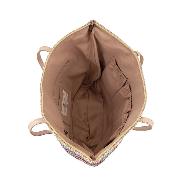 Sakroots Faye Large Tote Eden Stripe