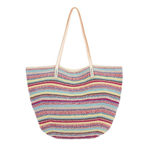 Sakroots Faye Large Tote Eden Stripe