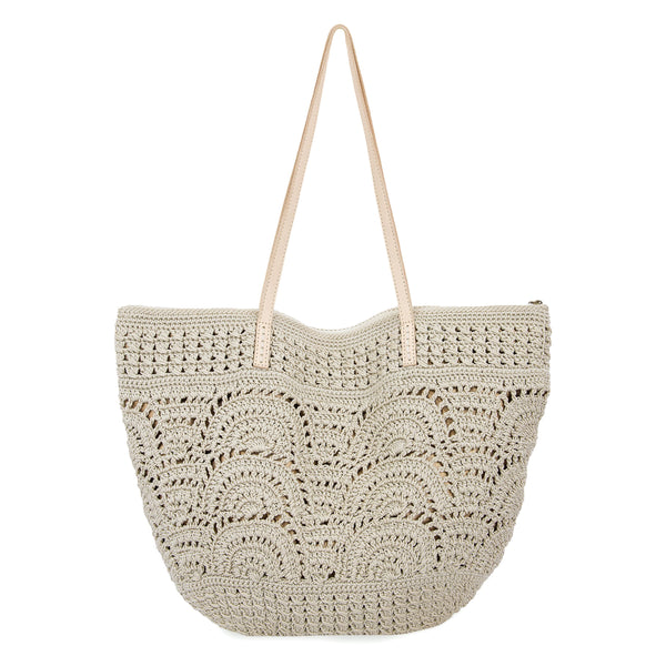 Sakroots Faye Large Tote Natural Fan