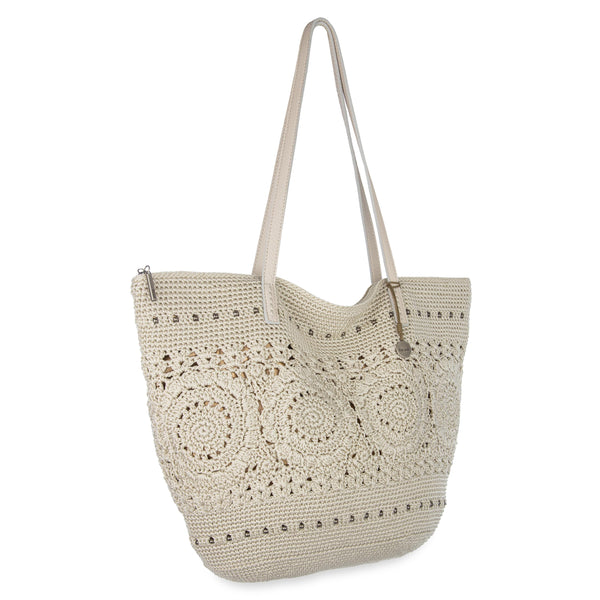 Sakroots Faye Large Tote Natural Medallion