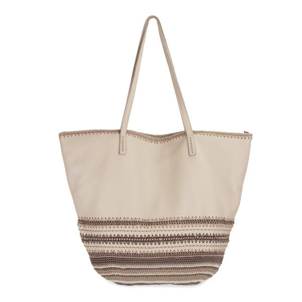 Sakroots Faye Large Tote Sand Seminyak