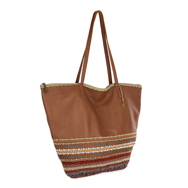 Sakroots Faye Large Tote Tobacco Seminyak