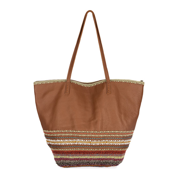 Sakroots Faye Large Tote Tobacco Seminyak