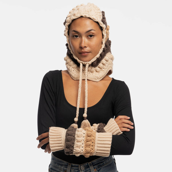 Sakroots Haven Balaclava Gloves Set Neutral Multi