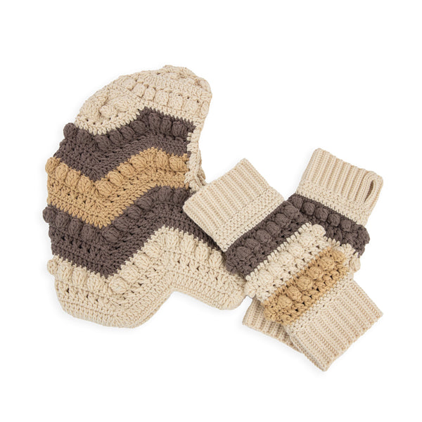 sakroots Haven Balaclava Gloves Set Neutral Multi