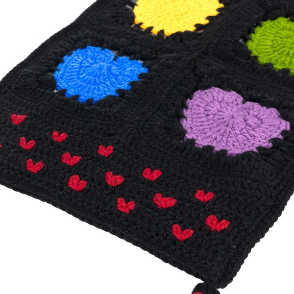 Sakroots Haven Cozy Scarf Black Peace And Love