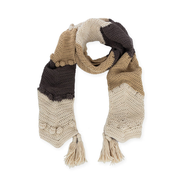 sakroots Haven Cozy Scarf Neutral Multi