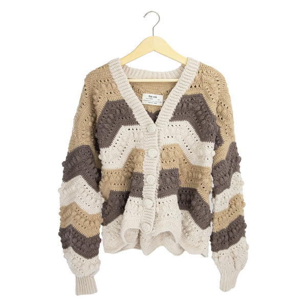 sakroots Haven Oversized Cardigan Neutral Multi