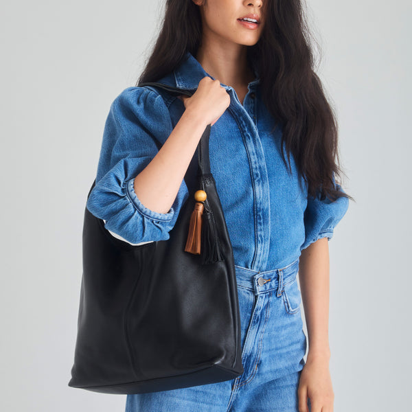 Sakroots Huntley Hobo Black