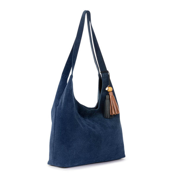 Sakroots Huntley Hobo Indigo Suede