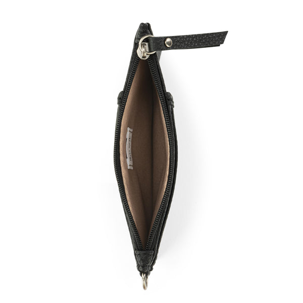 Sakroots Iris Card Wristlet Black