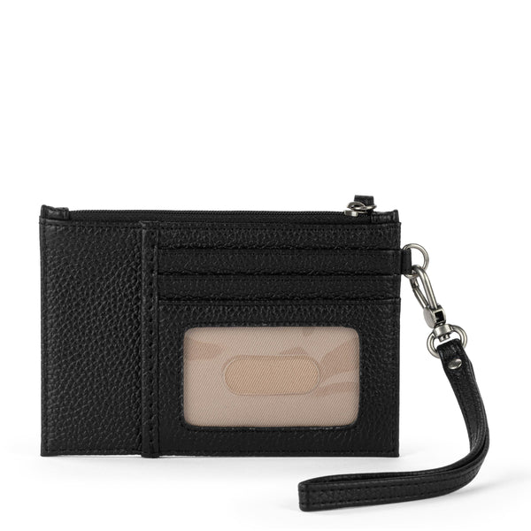 Sakroots Iris Card Wristlet Black