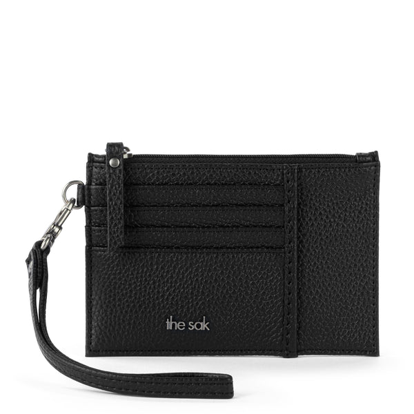 sakroots Iris Card Wristlet Black