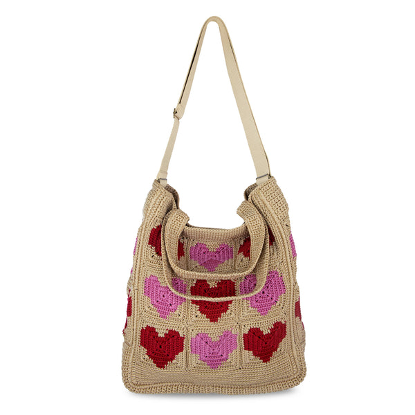 Sakroots Lanie Market Tote Bamboo Heart