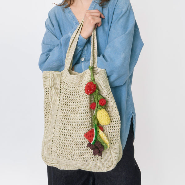 Sakroots Lanie Market Tote Natural Fruit