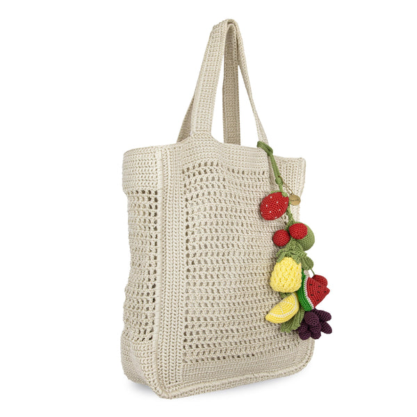 Sakroots Lanie Market Tote Natural Fruit