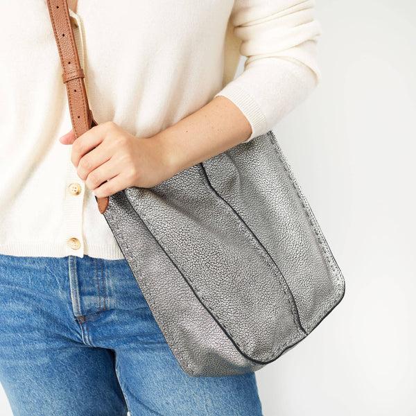 Sakroots Los Feliz Crossbody Dark Silver
