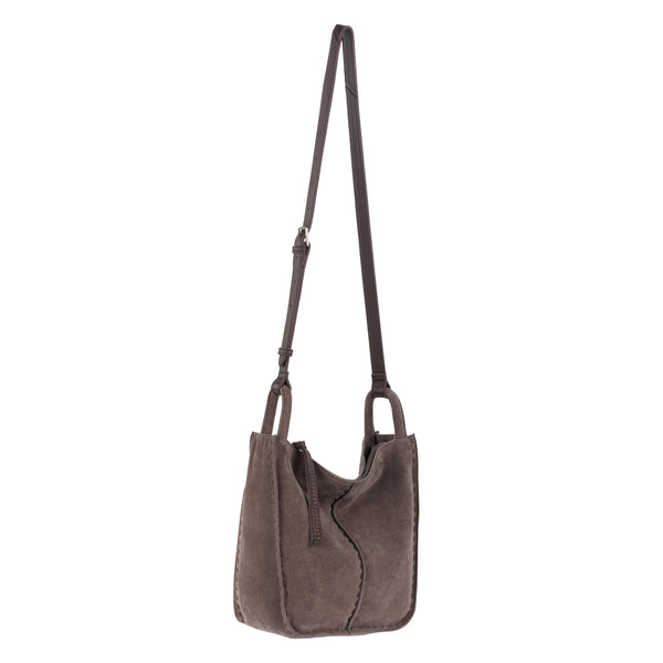 Sakroots Los Feliz Crossbody Mushroom Suede
