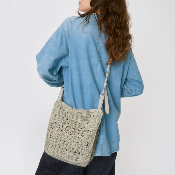 Sakroots Los Feliz Crossbody Natural Medallion