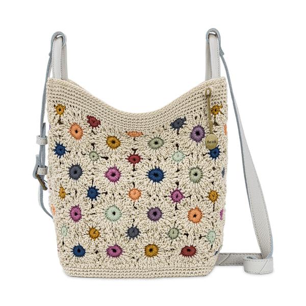 sakroots Los Feliz Crossbody Natural Multi Flowers