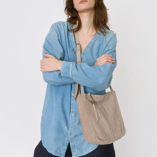 Sakroots Los Feliz Crossbody Sand Suede