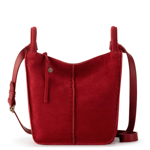 sakroots Los Feliz Crossbody Scarlet Suede