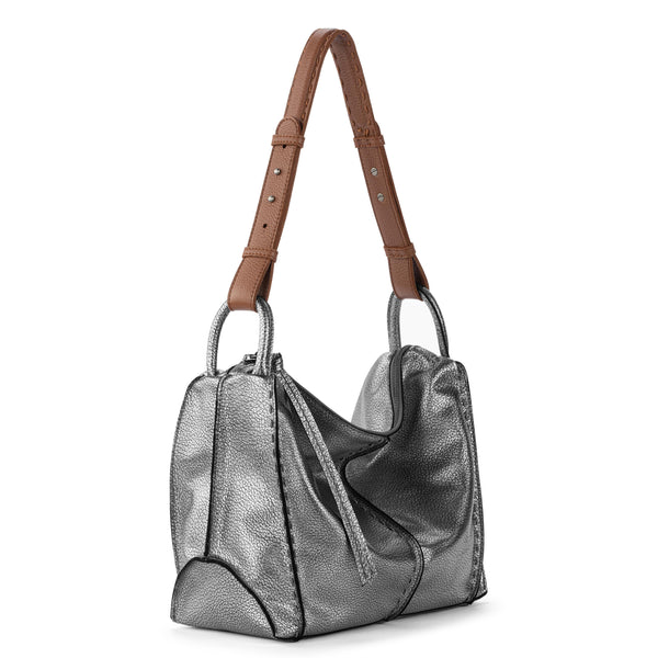 Sakroots Los Feliz Hobo Dark Silver